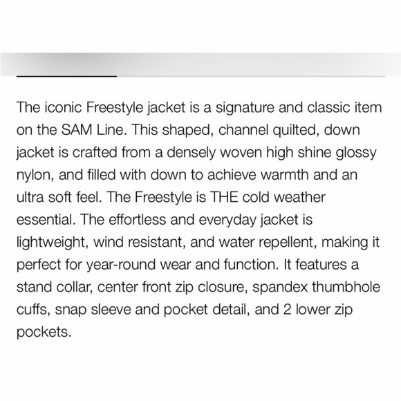 SAM. Black Freestyle Jacket | perfect condition - Picture 3 of 12